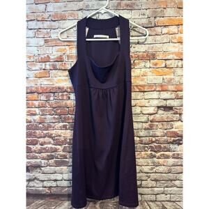 Susana Monaco Sleeveless Purple Aline Halter Mini Dress Women’s Size Large